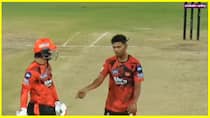 WATCH: Ishan Kishan gets heated send-off from teammate Zeeshan Ansari in SRH practice match