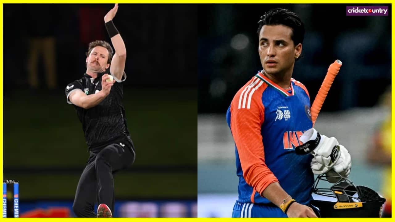 Matt Henry and Abhishek Sharma