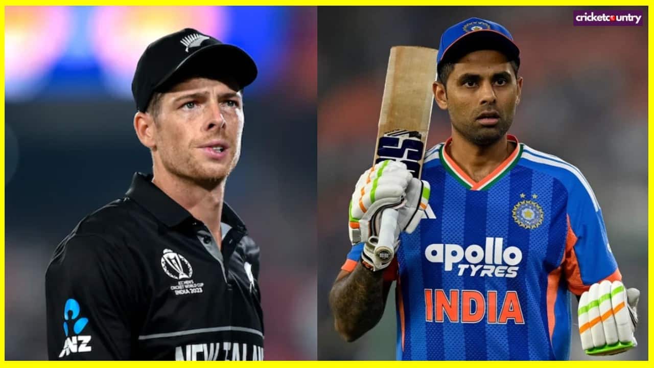 Mitchell Santner and Suryakumar Yadav