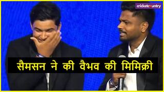 Agar hume pehla mila pehle hi uda denge Sanju Samson reveals Vaibhav Sooryavanshi fearless chat Watch Video