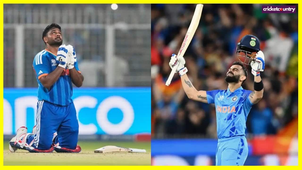 Sanju Samson and Virat Kohli