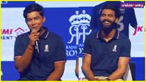 Vaibhav Suryavanshi funny Answer on IPL 2026 Goal Plan Ravindra jadeja reacts Watch Viral Video