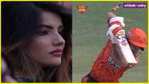 Ishan kishan Got out on one runs girlfriend Aditi Hundia disappointed reaction Viral