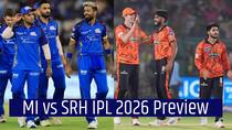 MI vs SRH IPL 2026 Preview: Struggling Mumbai Indians take on in-form Sunrisers Hyderabad in crucial Wankhede clash