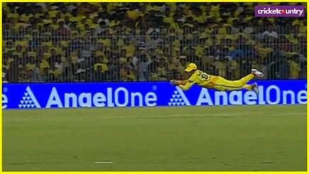 Sarfaraz khan catch Video take a stunner in CSK VS DC IPL 2026 Match