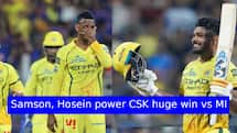 Sanju Samson’s brilliant century, Akeal Hosein’s 4-fer power CSk to 103 run win over MI in IPL 2026