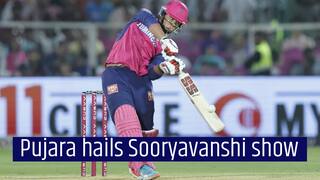 Cheteshwar Pujara hails Vaibhav Sooryavanshi’s ‘pure cinema’ knock against Punjab Kings in IPL 2026