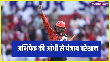 Abhishek Sharma fifty in 20 balls