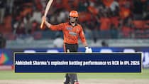 WATCH: Abhishek Sharma’s two explosive sixes give SRH a flying start against RCB