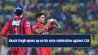 Akash Singh reveals the reason behind his note celebration against CSK in IPL 2026, says…