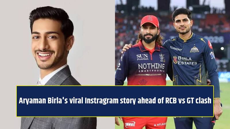 Aryaman Birla's viral Instagram story ahead of RCB vs GT clash