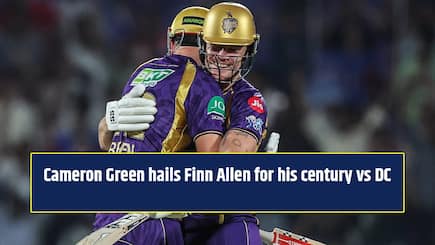 Cameron Green lauds Finn Allen for his maiden century against Delhi Capitals in IPL 2026, says…