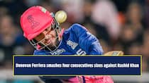 WATCH: Donovan Ferreira’s 6,6,6,6 against Rashid Khan guides RR to a strong finish vs GT in IPL 2026