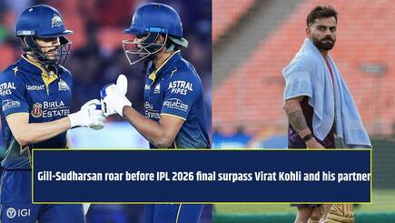 Gill-Sudharsan surpass Virat Kohli and his dangerous partner to achieve a BIG feat ahead of the IPL 2026 final