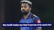 Hardik Pandya penalised by IPL after frustrated reaction against KKR