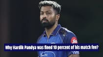 Hardik Pandya penalised by IPL after frustrated reaction against KKR