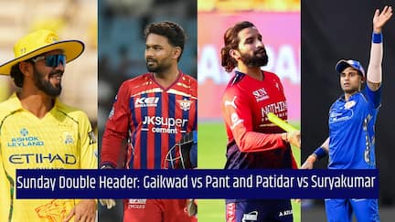 IPL 2026 Sunday Double Header