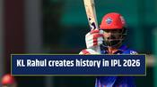 Star Delhi Capitals player KL Rahul creates history in IPL 2026