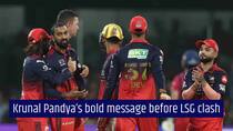 Krunal reveals bowling strategy ahead of RCB vs LSG clash