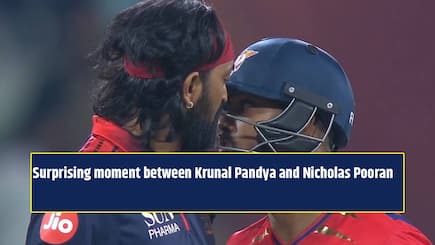 WATCH: Surprising moment between Krunal Pandya and Nicholas Pooran, after LSG victory