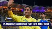 Dhoni returns home before CSK’s biggest match of IPL 2026