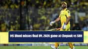MS Dhoni unavailable against SRH, due to...