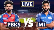 PBKS vs MI Live Score: मुंबई इंडियंस ने टॉस जीता, पंजाब की पहले बल्लेबाजी