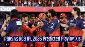 IPL 2026 Predicted XIs: RCB eye playoff spot as PBKS look to end losing streak