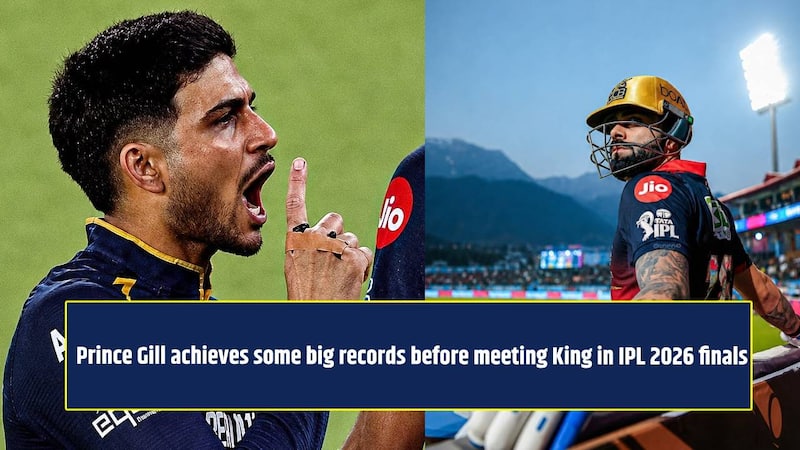 Prince Gill achieves some remarkable records before meeting King Kohli in the IPL 2026 final.