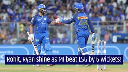 IPL 2026: Rohit Sharma, Ryan Rickelton power Mumbai Indians to six-wicket win over LSG