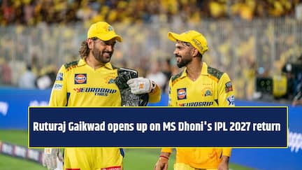 Ruturaj Gaikwad opens up on MS Dhoni's return