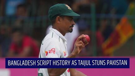 Taijul Islam shines again as Bangladesh complete HISTORIC series sweep over Pakistan