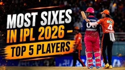 Top 5 players with most sixes in IPL 2026: 15-year-old Vaibhav Sooryavanshi leads the way