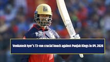 WATCH: Venkatesh Iyer’s fires back against Punjab Kings’ bowling attack
