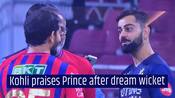 Prince earns Kohli praise after dream wicket in LSG vs RCB clash