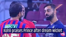 WATCH: Virat Kohli shares special moment with Prince Yadav after RCB batter’s stunning IPL 2026 dismissal