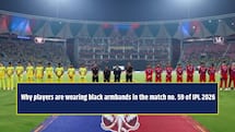 Why CSK and LSG players wearing black arm bands in IPL 2026 game?