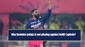 Why Ravindra Jadeja is not playing against DC?