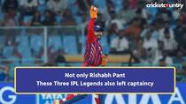 Just like Rishabh Pant These IPL Legends also left captaincy, last name will shock you!