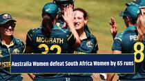 Australia register comprehensive victory against South Africa in WT20 World Cup