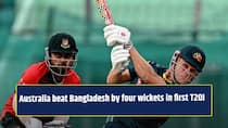 Australia defeat Bangladesh by four wickets in first T20I of the series