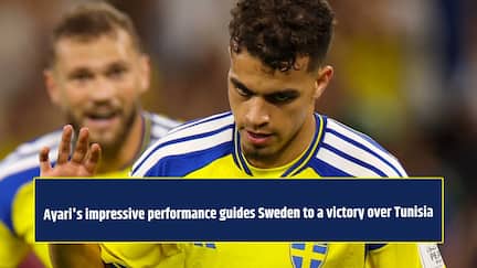 Ayari's impressive performance guides Sweden to a victory over Tunisia
