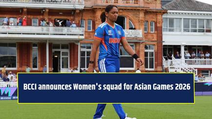 BCCI announces India’s women’s squad for Asian Games 2026; Harmanpreet Kaur to lead