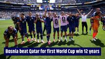 Teen sensation shines as Bosnia beat Qatar, Keep World Cup knockout hopes alive