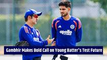 ‘We need to give him a fair run’: India Coach Gautam Gambhir makes bold call on young batter’s Test future