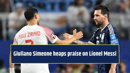 Giuliano Simeone heaps praise on Lionel Messi for FIFA World Cup 2026 heroics, says…