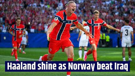 Haaland shine as Norway beat Iraq