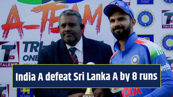 Gaikwad's crucial knock helps India A defeat Sri Lanka A by 8 runs