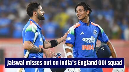 Yashasvi Jaiswal DROPPED despite century as India recall Rohit Sharma, Virat Kohli for England ODIs