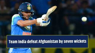 Shubman Gill's unbeaten 84 helps India beat Afghanistan by seven wickets